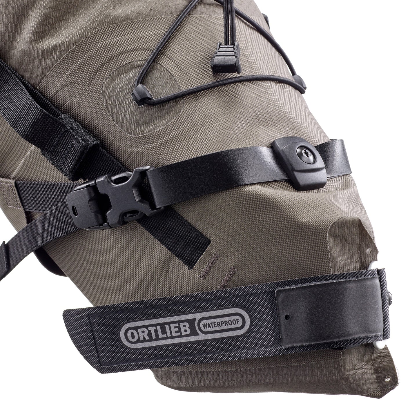 SeatPack : sac de selle imperméable roll‑top – Black matt