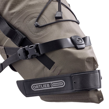 SeatPack : sac de selle imperméable roll‑top – Black matt