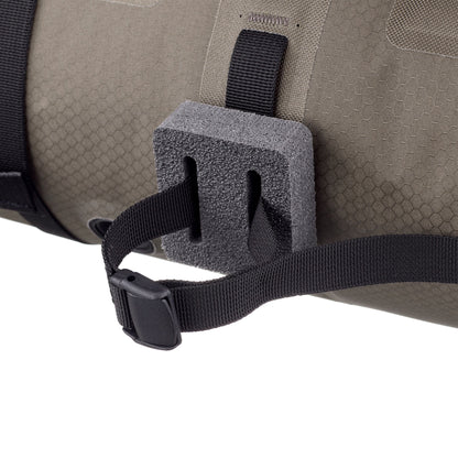 Handlebar : sacoche de guidon imperméable roll‑top – Sable foncé
