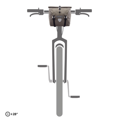 Sacoche de guidon Handlebar Qr | imperméable roll‑top Black matt
