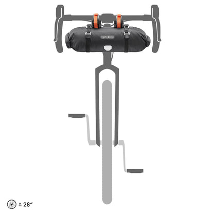 Handlebar : sacoche de guidon imperméable roll‑top – Sable foncé