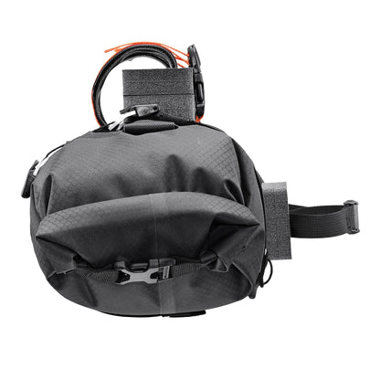 Handlebar : sacoche de guidon imperméable roll‑top – Sable foncé