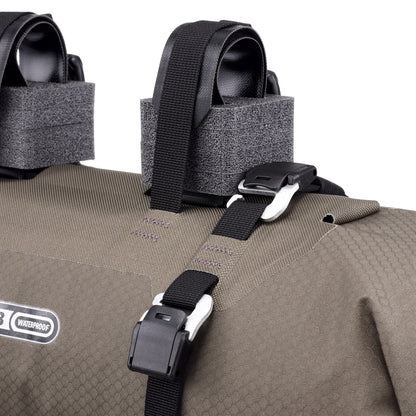 Handlebar : sacoche de guidon imperméable roll‑top – Sable foncé