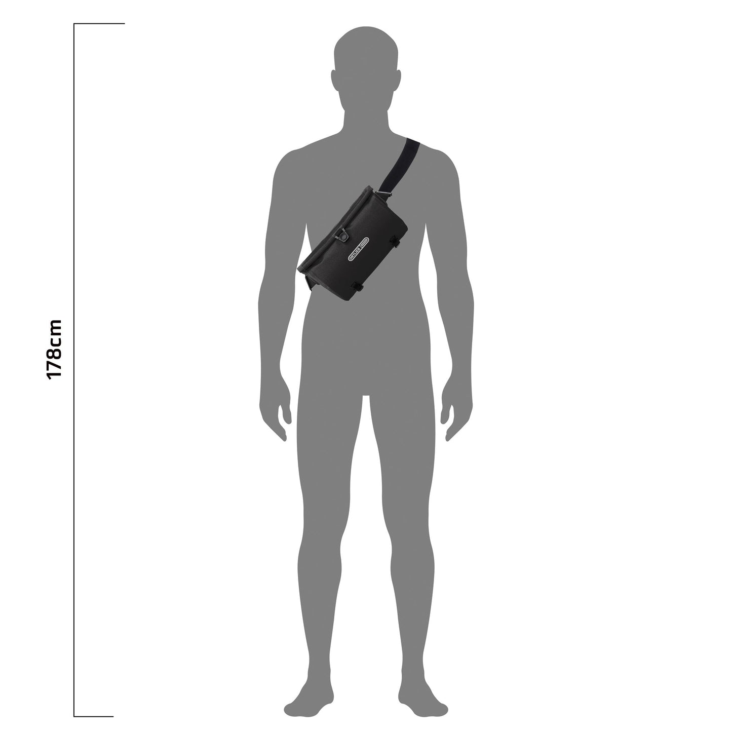 Velo Sling sacoche de guidon Sable foncé (roll‑top)