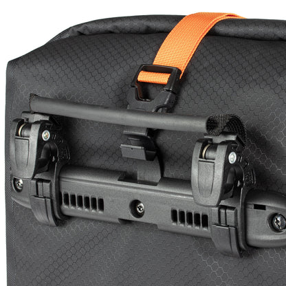 Sacoche de porte-bagages Gravel | imperméable QL2.1 roll‑top Sable foncé