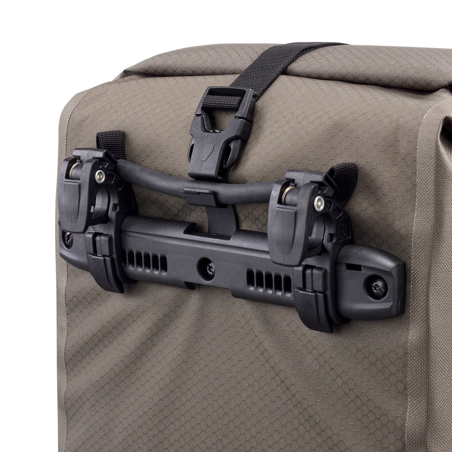 Sacoche de porte-bagages Gravel | imperméable QL2.1 roll‑top Sable foncé