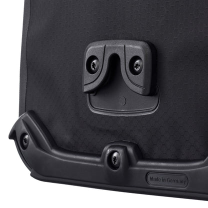 Sacoche de porte-bagages Black matt – Gravel Single imperméable QL3.1 roll‑top