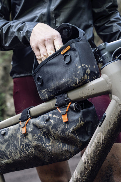 FramePack : sac de cadre roll‑top – Black matt