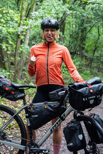 Sacoche de guidon Handlebar Qr | imperméable roll‑top Black matt