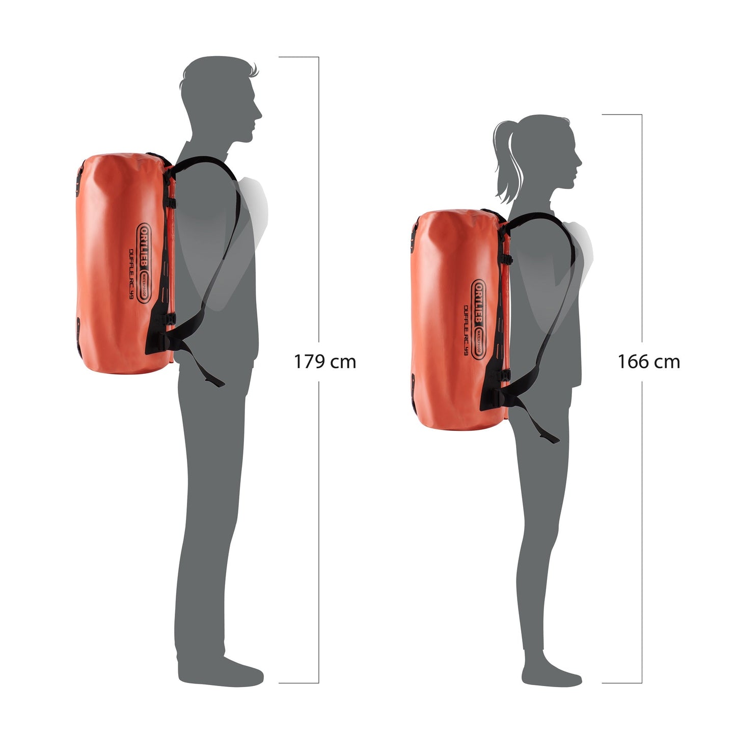 Duffle Rc sac Coral (imperméable roll‑top)
