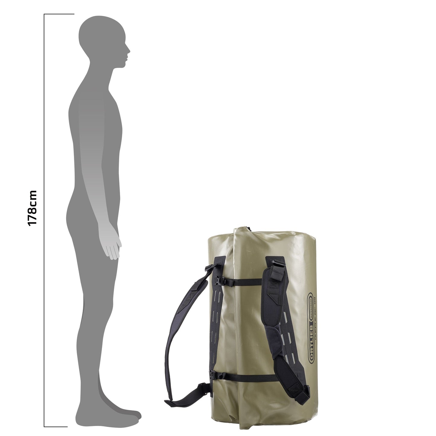 Duffle Rc sac Coral (imperméable roll‑top)