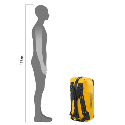 Duffle – sac imperméable Sun yellow - black