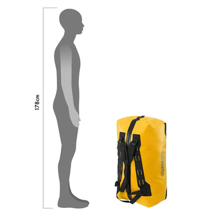 Duffle – sac imperméable Sun yellow - black