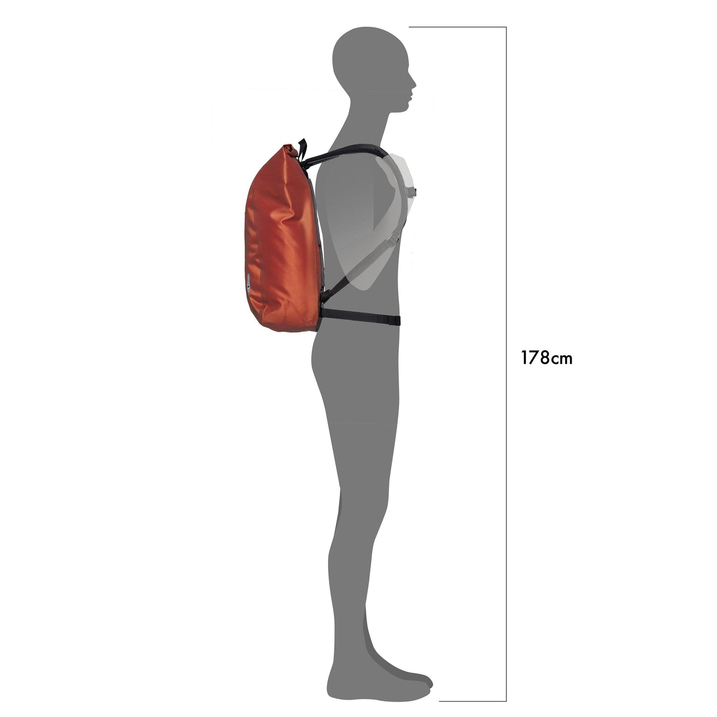 Velocity sac à dos Sable foncé (imperméable roll‑top urbain)