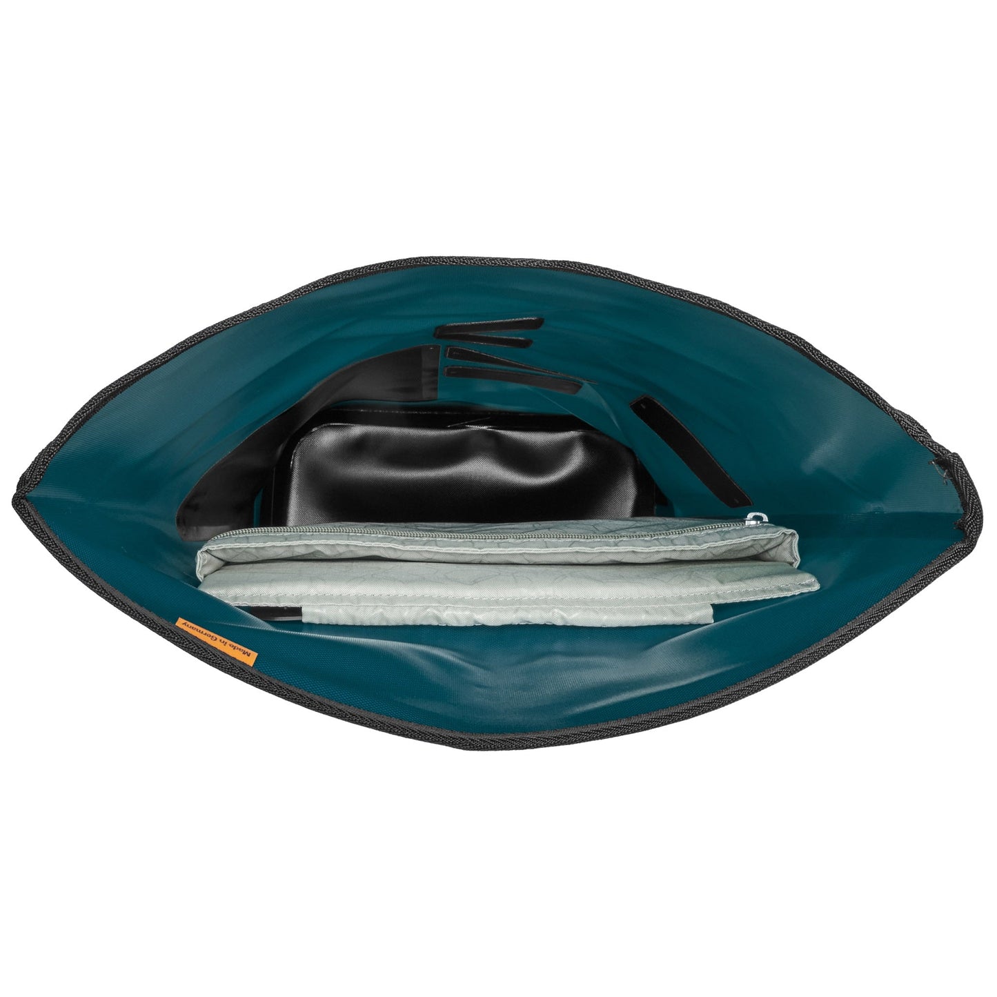 Commuter Daypack – sac à dos imperméable roll‑top urbain Atlantis green