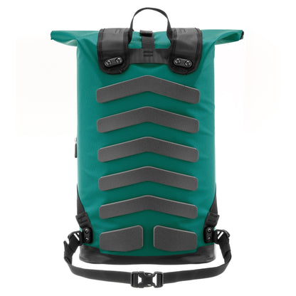 Commuter Daypack – sac à dos imperméable roll‑top urbain Atlantis green