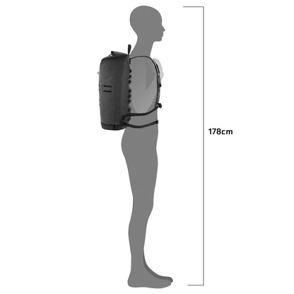 Édition imperméable roll‑top urbain Commuter Daypack – sac à dos Ash rose