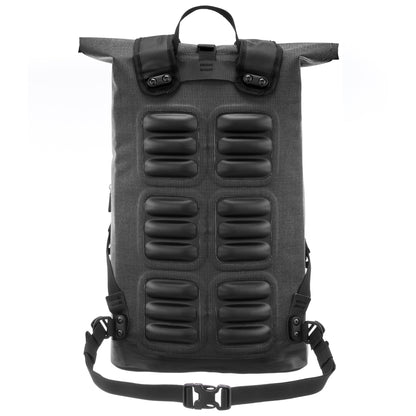 Édition imperméable roll‑top urbain Commuter Daypack – sac à dos Ash rose