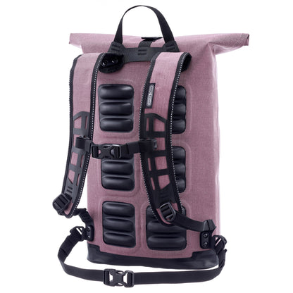 Édition imperméable roll‑top urbain Commuter Daypack – sac à dos Ash rose