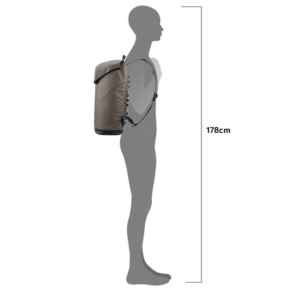 Soulo : sac à dos polyvalent – Sable foncé