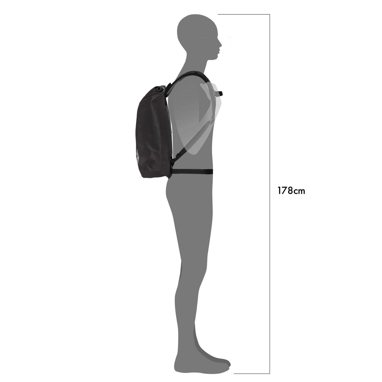 Velocity sac à dos Sable foncé (imperméable roll‑top urbain)