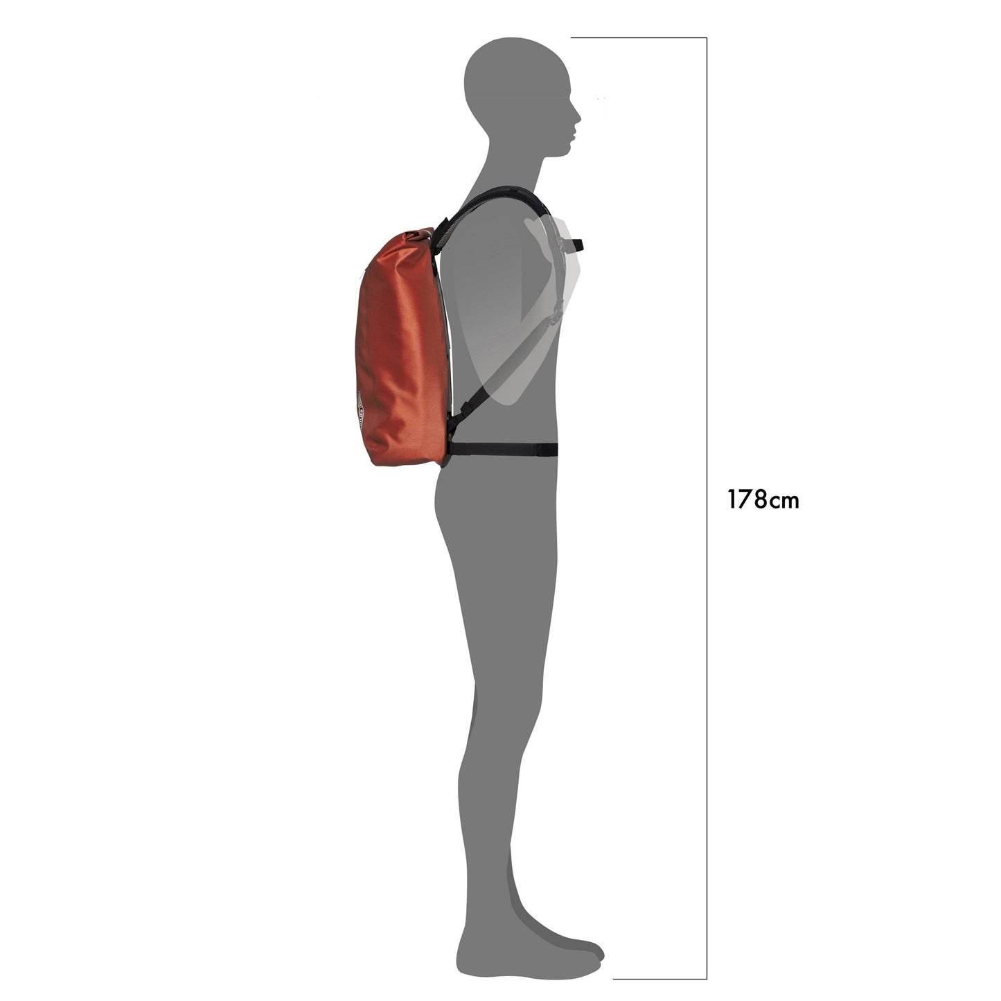 Velocity sac à dos Sable foncé (imperméable roll‑top urbain)