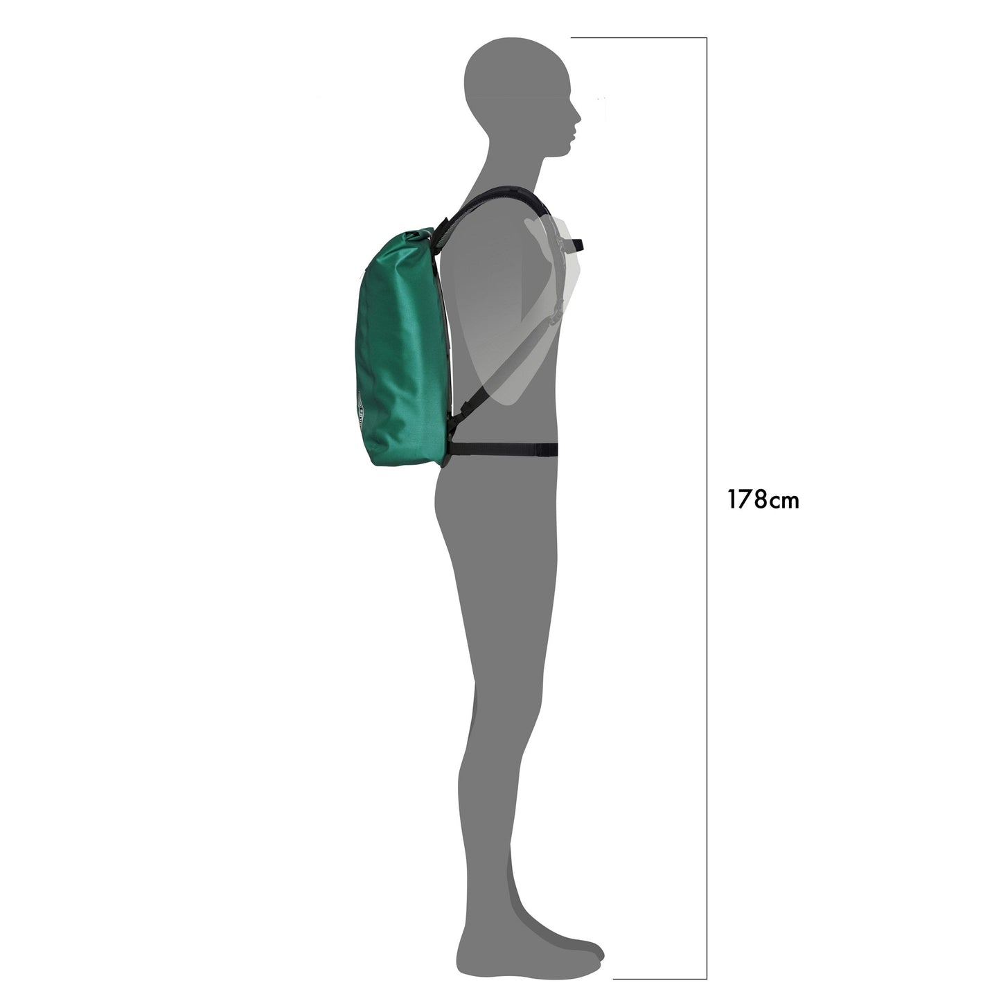 Velocity sac à dos Sable foncé (imperméable roll‑top urbain)