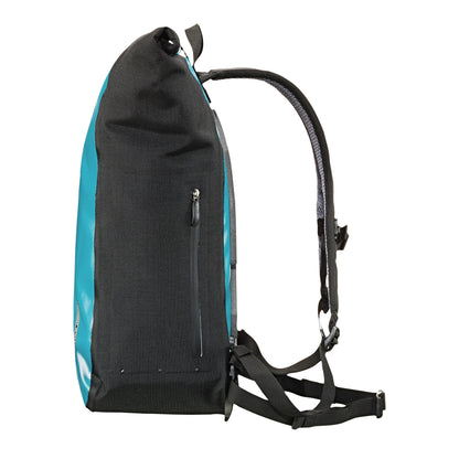 Sac à dos Petrol - black – Velocity imperméable roll‑top urbain