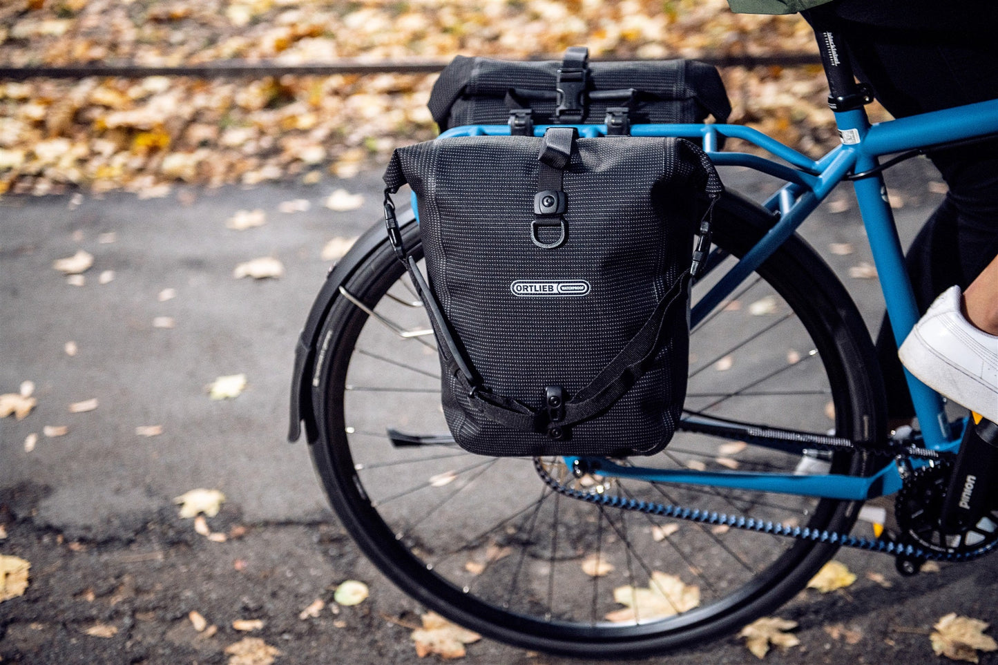 SportRoll sacoche de porte-bagages Neon yellow - black reflective (QL2.1 roll‑top)
