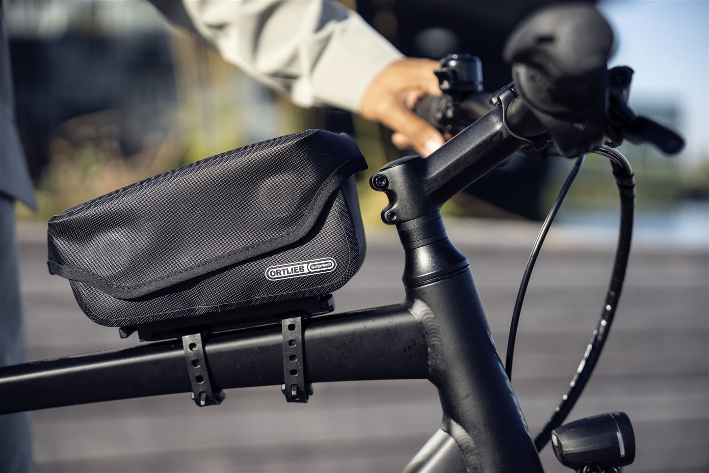 Toptube : sac de cadre imperméable – Noir