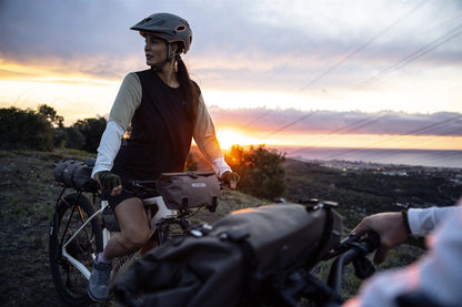 Velo Sling sacoche de guidon Sable foncé (roll‑top)