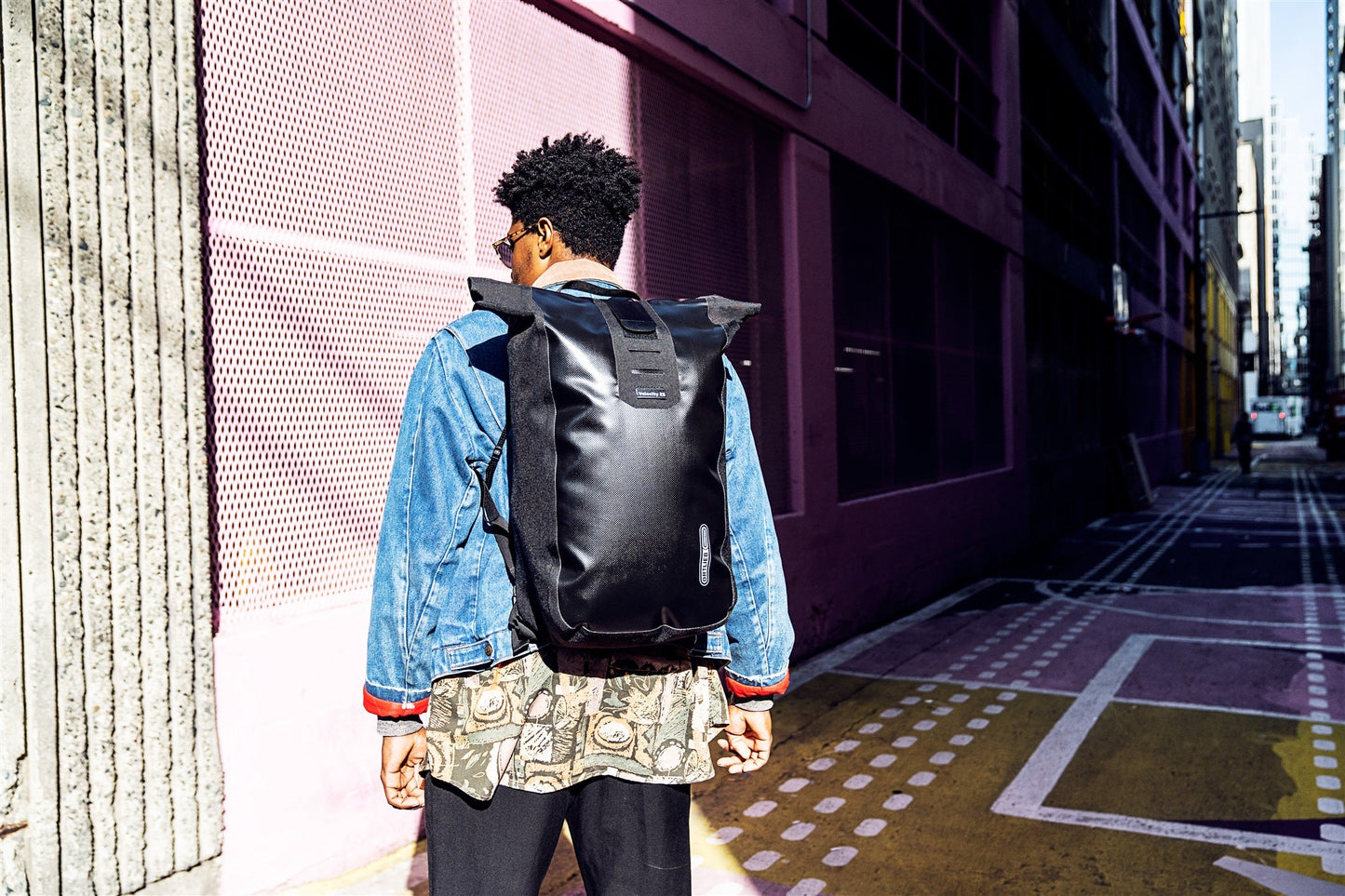 Sac à dos Petrol - black – Velocity imperméable roll‑top urbain