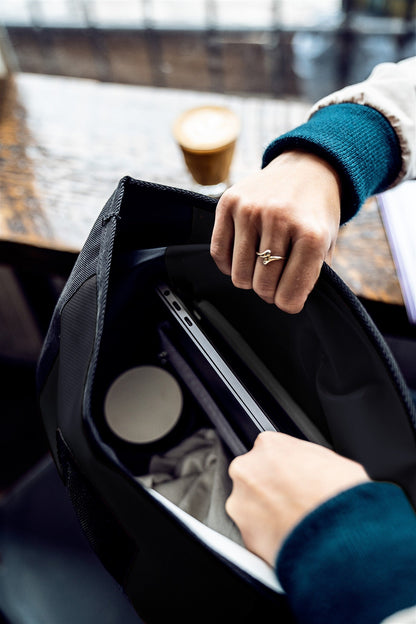 Sac à dos Petrol - black – Velocity imperméable roll‑top urbain