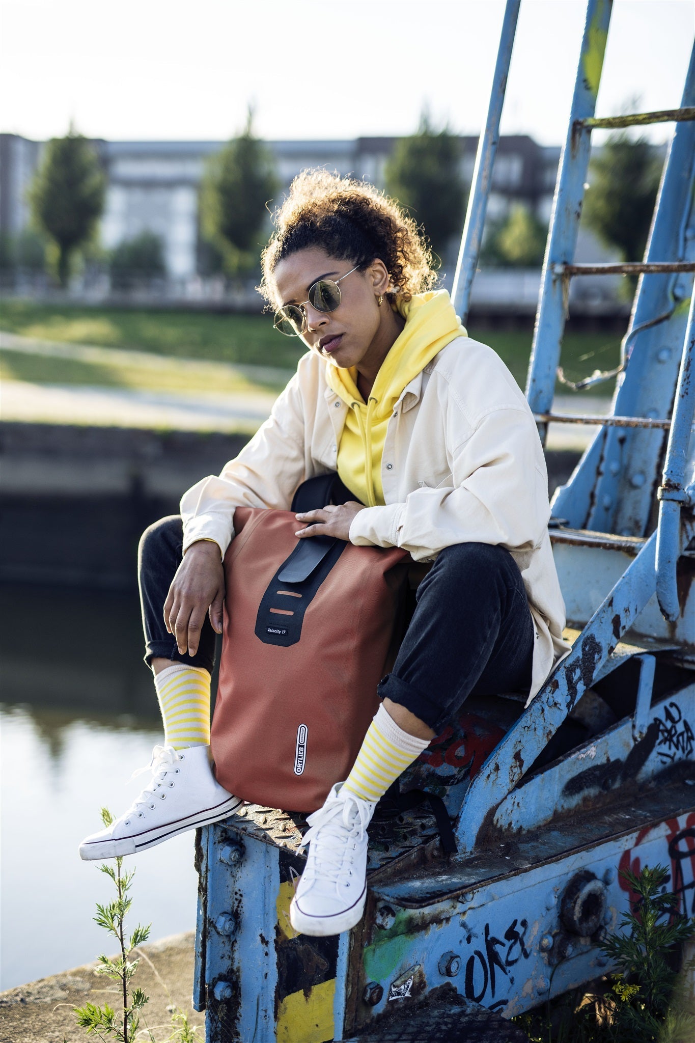 Velocity sac à dos Sable foncé (imperméable roll‑top urbain)