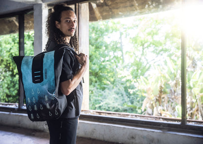 Sac à dos Design "lake" – Velocity roll‑top urbain